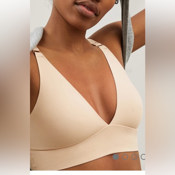 Everlane The Invisible Bra Renew Light Tan XS NWT Seamless Cups Smoothing - Picture 2 of 7